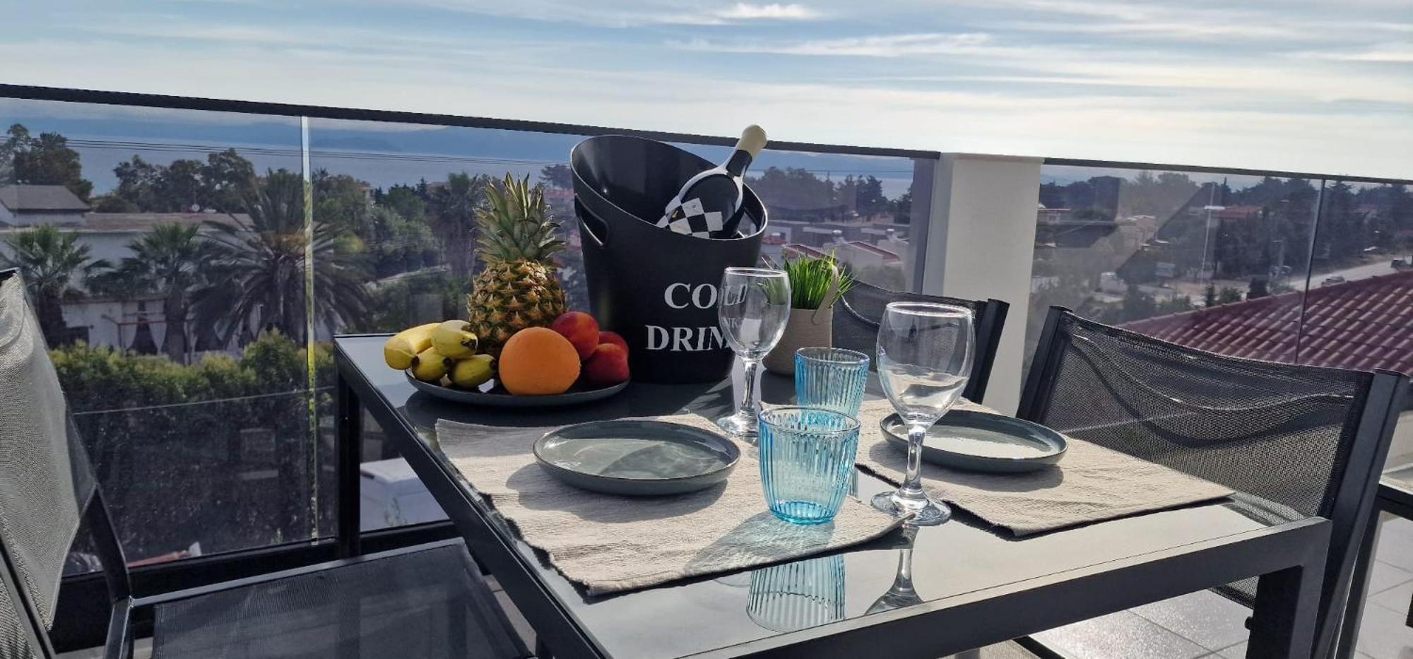Appartement Eden Sea View Harmony à Pefkochori Extérieur photo