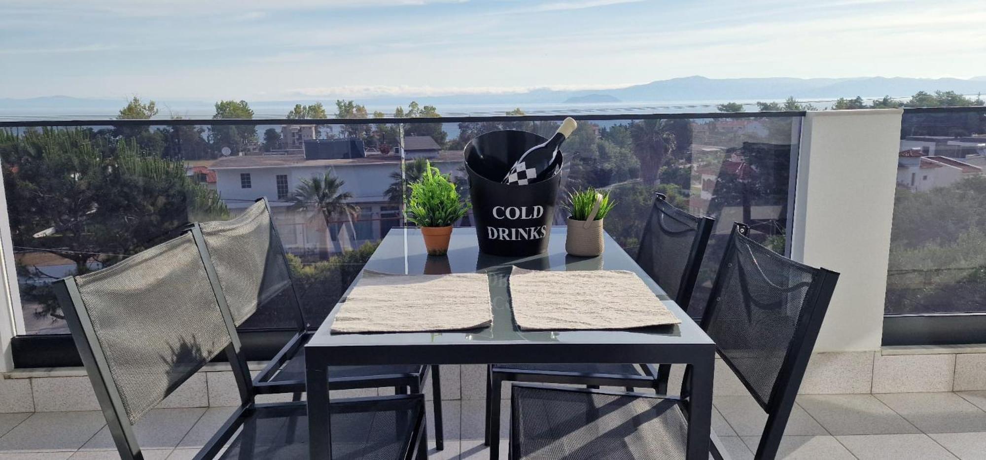 Appartement Eden Sea View Harmony à Pefkochori Extérieur photo